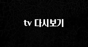 혹시 찾고계셨나요? tv 다시보기 확인해보세요