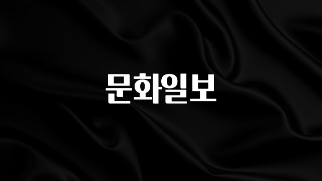 품절이 임박한 문화일보 소개합니다