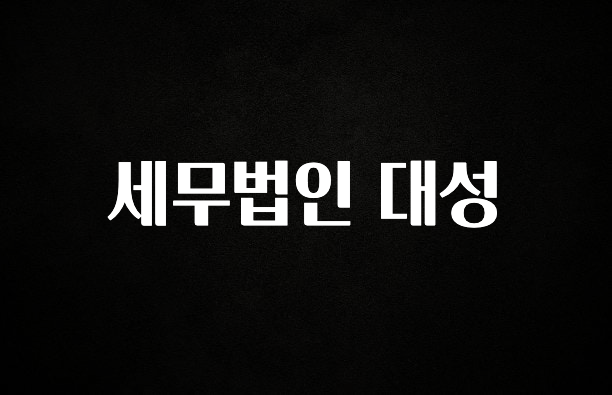 혹시 찾고계셨나요? 세무법인 대성 전합니다