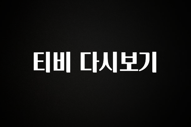 업뎃 정보 티비 다시보기 추천한 이유입니다