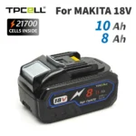 상위랭킹인 이유는 Makita 18V 전동 공구용 TPCELL 8/10Ah 18V 21700 셀 배터리 정직하게 소개해보겠습니다