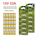 바로 준비가능 12V 23A 배터리 23GA A23S E23A EL12 MN21 V23GA GP23A LRV08 초인종 원격 제어 전기 장난감 A23 알카라인 배터리 팩 관심이 뜨거운 이유 입니다