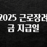 추가소식 2025 근로장려금 지급일 실사용 후기