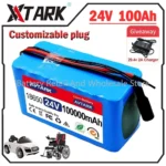 좋은 제품은 항상 품절 24V 100Ah 7s3p 18650 배터리 리튬 배터리 24v 100000 mAh 전기 자전거 오토바이 전기 리튬 이온 배터리 팩 + 2A 충전기 잠깐 확인해보세요