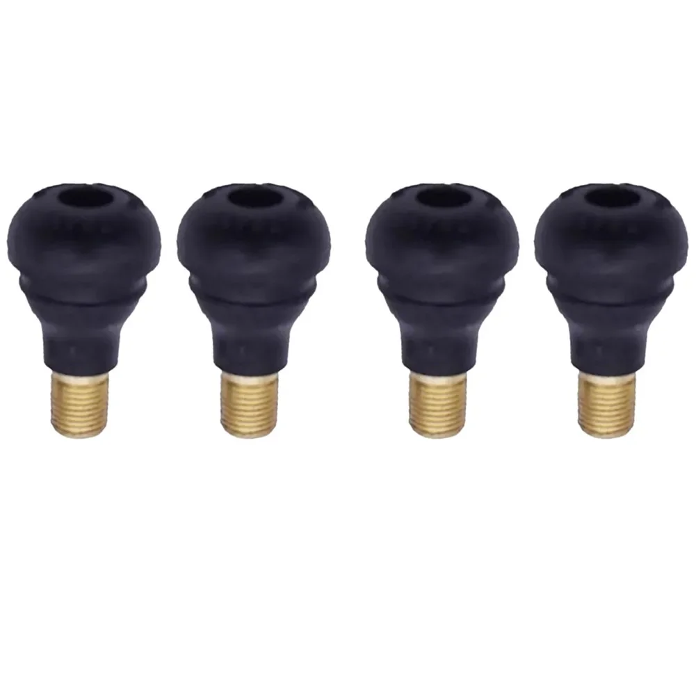 오늘하루 4Pcs 유니버설 TR412 스냅인 자동차 튜브리스 타이어 밸브 줄기 자동 오토바이 모토에 대 한 고무 구리 진공 타이어 공기 밸브 기억하세요