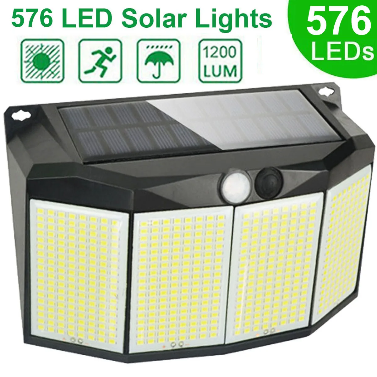 sns소식 576 LED 야외 태양 광 조명 모션 센서 3 가지 모드 외부 통로 정원 차고 램프에 대 한 방수 보안 홍수 조명 리뷰 해보겠습니다