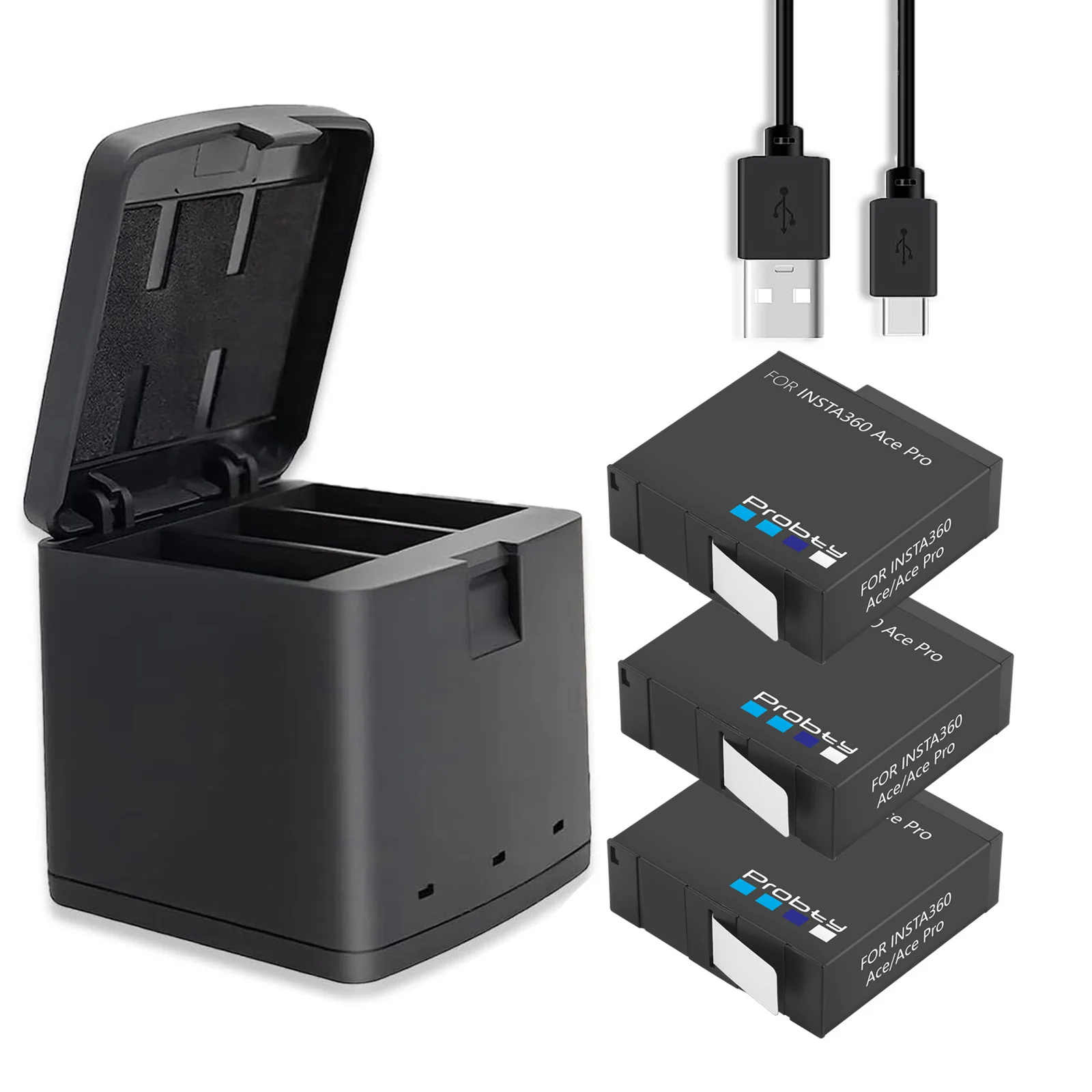 지금 당장 확인해야하는 이유 Insta360 Ace Pro Ace Insta360 Ace Pro 2 + 3 슬롯 LED 충전기 Insta360 Ace Pro 배터리 액세서리 용 2200mAh 배터리 알려드립니다