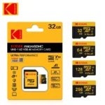 싹 다알려줌 KODAK 기존 128GB 플래시 카드 미니 마이크로 TF 카드 256GB 64GB 32GB Memori 메모리 카드 C10 SDXC U3 4K 전화 드론 카메라 용 전합니다