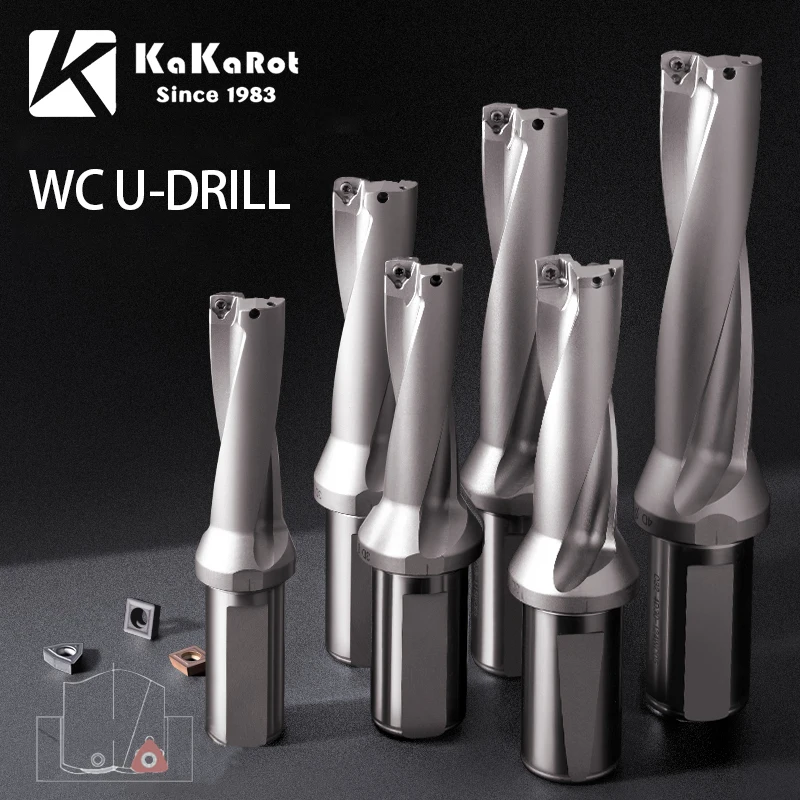 이게 진짜라고? KaKarot WC 시리즈 드릴 바이트 금속 드릴 바이트 인서 드릴 13mm-50mm 깊이 2D 3D 4D 인덱서블 U 드릴 기계 클릭해보세요