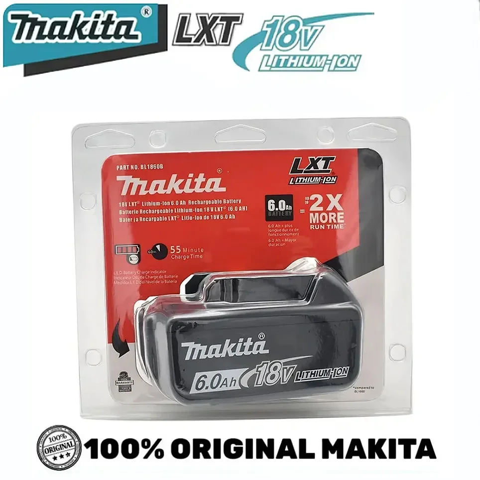 특별혜택 Makita 18V BL1830 BL1830B BL1840 BL1840B BL1850 BL1850B 전동 공구 용 100% 오리지널 Makita 6.0Ah 18V 충전식 배터리 관심이 뜨거운 이유 입니다