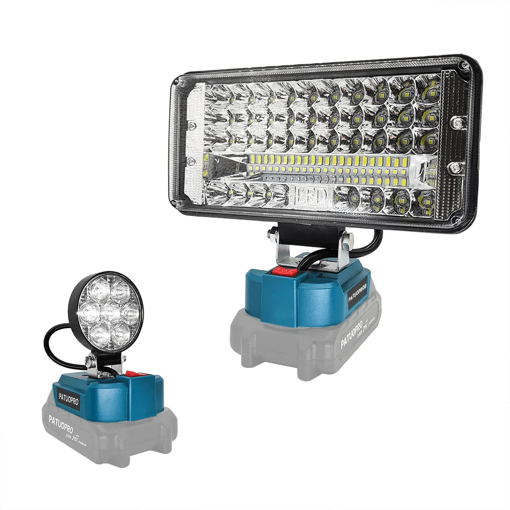 이번 선물은 꼭 Makita 18v 배터리 램프 투광 조명 손전등(배터리 없음) 용 무선 LED 작업 조명 Jobsite 조명 스포트라이트 도구 좋은 정보