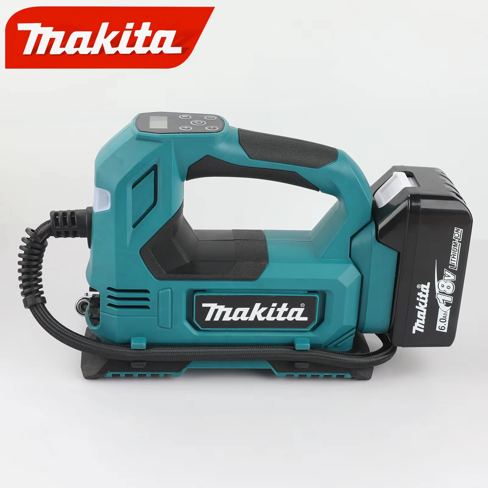 정성을 다하는 Makita DYS60 자동 무선 팽창기 전기 공기 펌프 자동차 타이어 Makita 18V 배터리 용 휴대용 공기 압축기 업데이트된 소식입니다