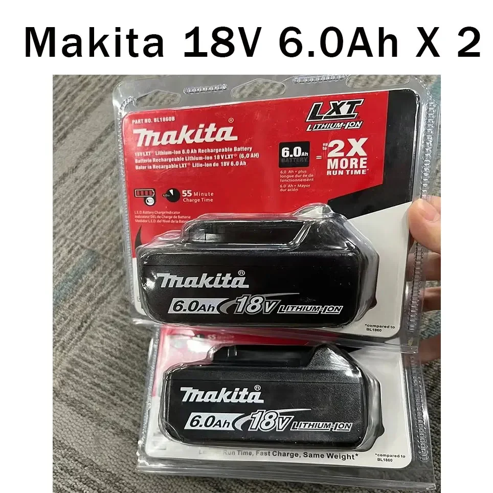 기다렸던 정보 Makita 기존 18V Makita 6000mAh 리튬 이온 충전지 18v 드릴 교체 배터리 BL1860 BL1830 BL1850 BL1860B 지금 소개할게요