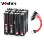 요즘 “다” 여기서 한대 Soshine USB 1100mWh 리튬 배터리 1.5V AAA 1100mWh 충전식 배터리 원격 제어 무선 마우스용 1000회 사이클 실시간 리뷰입니다