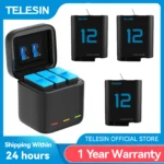 감사한 마음으로 준비한 TELESIN 고프로 히어로 12 11 10 9 1750 mAh 배터리 확인해보세요