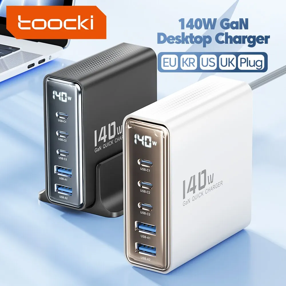 패키지 Toocki 데스크탑 고속 충전 USB C 타입 충전기 기억하세요