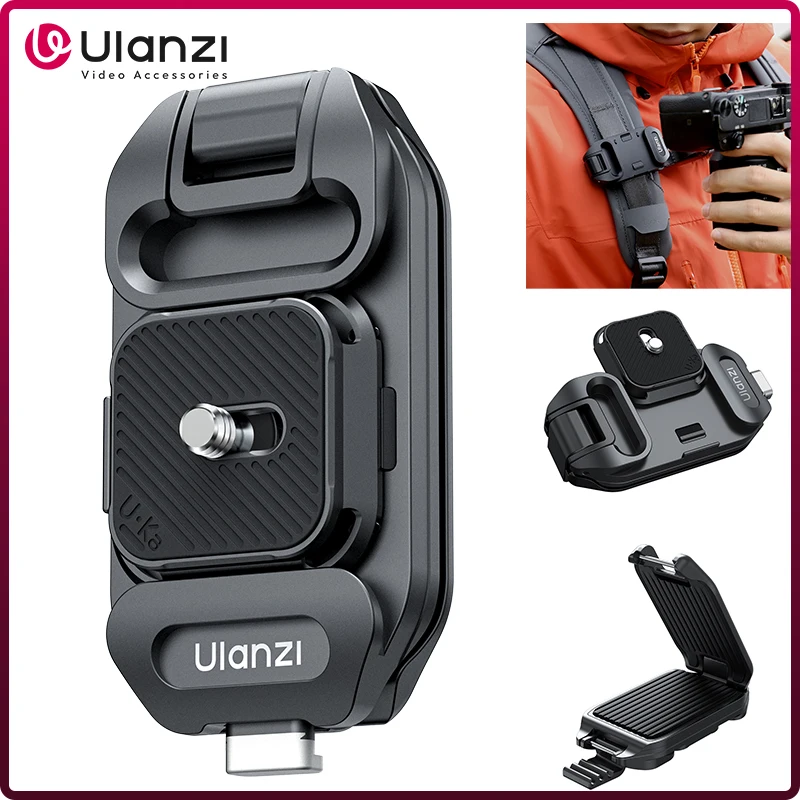 올해 꿀 제품은 Ulanzi UKA07 백팩 퀵 릴리스 키트 DSLR 카메라 최대 하중 10KG용 Uka Arca-Swiss 퀵 릴리스 시스템과 호환 가능 알짜배기만 골라가세요