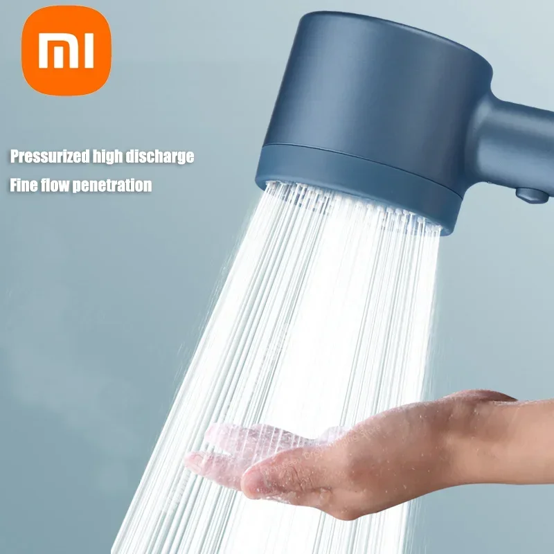 신상품 모음전 Xiaomi 5 모드 샤워 헤드 고압 샤워 헤드 휴대용 필터 강우량 수도꼭지 탭 욕실 목욕 홈 욕실 액세서리 핫한 정보입니다