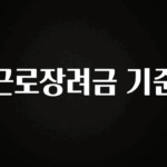 특별한 이유 근로장려금 기준 주목하고 계십니다