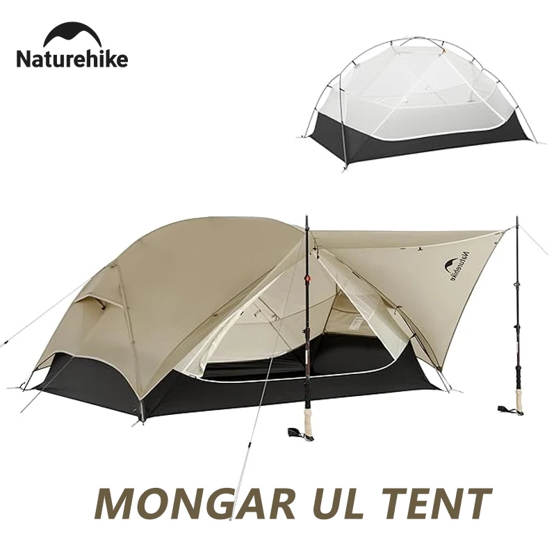 신상특집 네이처하이크 Mongar UL 텐트 1 2인 캠핑 야외 초경량 텐트 여행 배낭 15D 방수 대피소 텐트 하이킹 확인해보세요