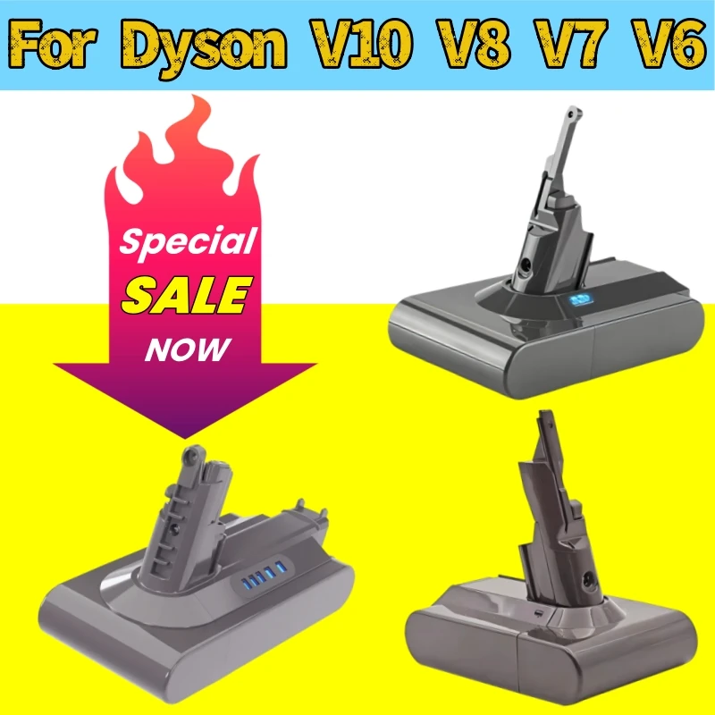 최저가만 선정 다이슨 V6 V7 V8 V10 V11 V15 시리즈 SV07 SV09 SV10 DC62 Absolute Fluffy Animal Pro Bateria 용 진공 청소기 충전식 배터리 무조건 확인