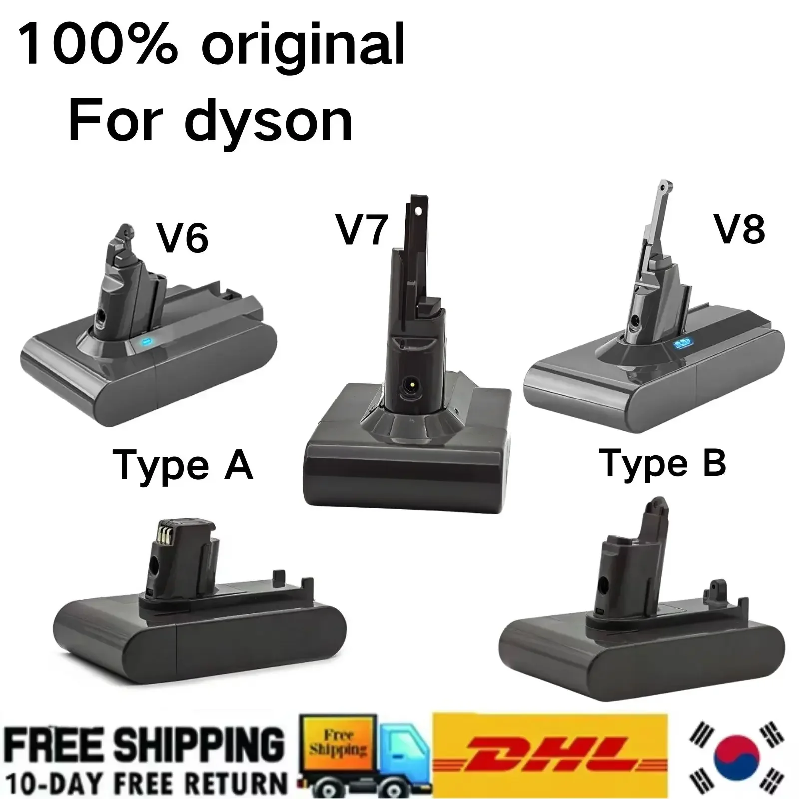 꼭 확인해야하는 이유 다이슨 V6 V7 V8 V10 시리즈 SV07 SV09 SV10 DC31 DC34 Absolute Fluffy Animal Pro Bateria 용 진공 청소기 충전식 배터리 아주 좋은 정보입니다