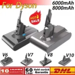 많을까요? 다이슨 V6 V7 V8 V10 충전식 Bateria SV10 SV11 SV12 SV09 진공 청소기 배터리 DC58 배터리 용 8000mAh Sony 배터리 Cel 용 클릭해보세요