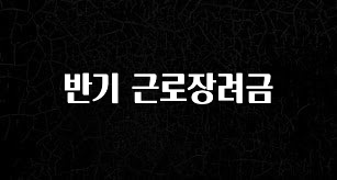 추가정보 떳다 반기 근로장려금 꼭 알아두세요