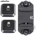특별한 날을 맞아 알루미늄 퀵 릴리스 배낭 스트랩 클립 범용 Arca 스위스 슬롯 DSLR 카메라 사진 Sony Nikon 액세서리 핫한 정보입니다
