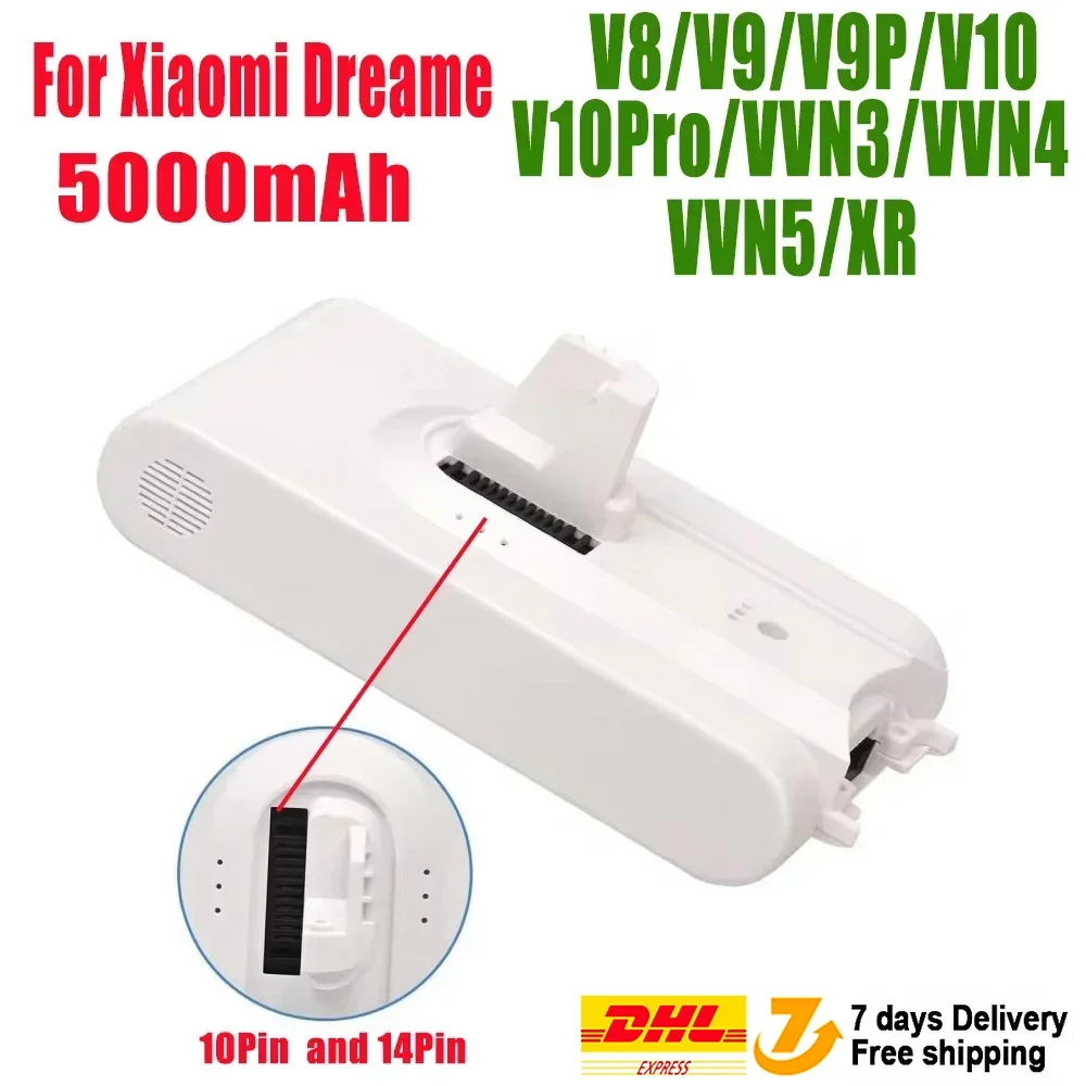써본 사람만 아는 (원산지) Dreame V8 V10Pro V9P XR VVN3 VVN5 휴대용 무선 진공 청소기 부품 교체 배터리 용 5000mAh 리튬 이온 배터리 꼭 알아두세요