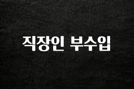 기다렸던 정보 직장인 부수입 최신정보
