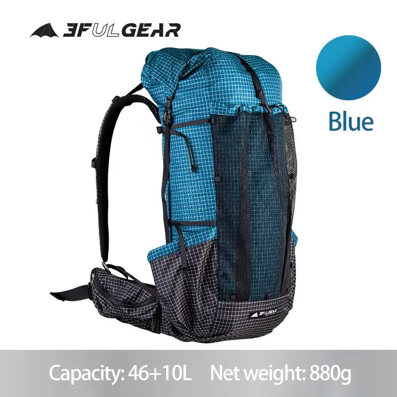 왜 이렇게 인기가 2025 요즘 sns에서 난리난 3F UL GEAR 2021 뉴 블루 Qi Dian Pro 하이킹 배낭 초경량 캠핑 팩 여행 배낭 여행 배낭 46 + 10L 88g  리뷰 최다로 엄선된 최고의 제품을 소개합니다.