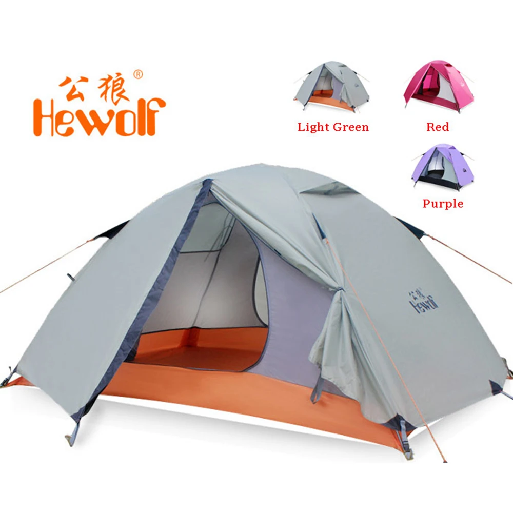Hewolf 1595 야외 더블 레이어 초경량 알루미늄 폴