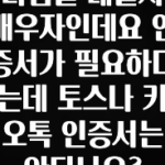 최저가로 모시는 디딤돌 대출시 배우자인데요 인증서가 필요하다는데 토스나 카오톡 인증서는 안되나요? 요약본만 확인해보세요