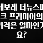 올해 이렇게 바뀌었다고? 쉐보레 더뉴스파크 프리미어의 가격은 얼마인가요? 궁금하시죠?