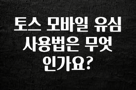 기가막히게 준비한 토스 모바일 유심 사용법은 무엇인가요? 지금떳다