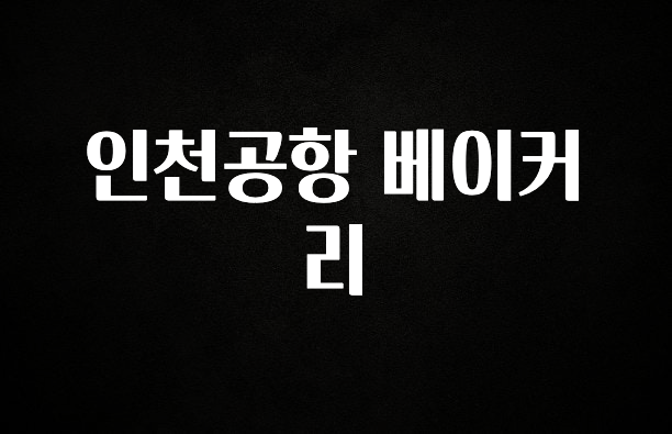 인플루언서가 공개한 인천공항 베이커리 실사용 후기