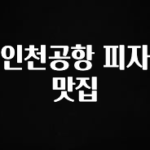 간편확인 인천공항 피자 맛집 아쉬움이 없습니다