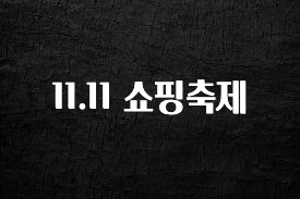 꾸준한 사랑을 받은 11.11 쇼핑축제 요약정리