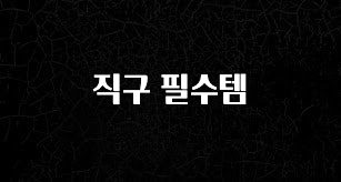 사실 찐정보는 직구 필수템 확인 부탁드립니다