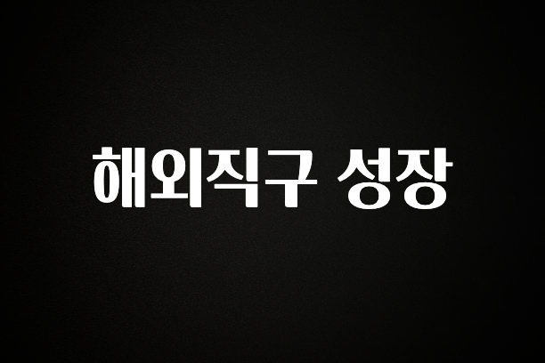 시간이 없다? 해외직구 성장 정직하게 소개해보겠습니다