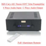 추가소식은 꼭 확인하자 2026&nbsp;요즘 sns에서 난리난 HiFi Cary AE1 스테레오 6SN7 튜브 프리앰프 원격 릴레이 볼륨 홈 오디오 프리앰프&nbsp; 리뷰 최다로 엄선된 최고의 제품을 소개합니다.